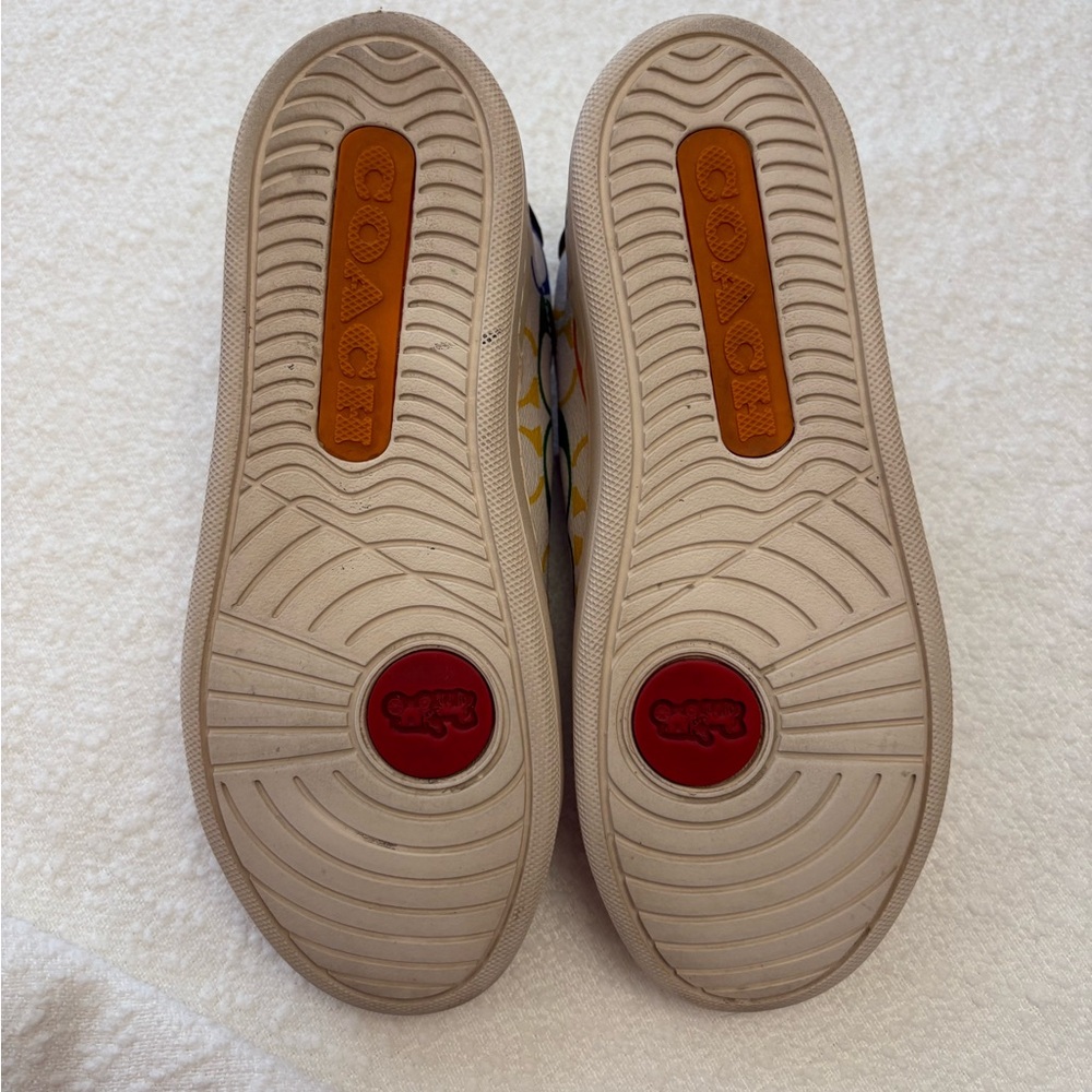 💖🌈 Rare Rainbow Coach Sneakers 🌈💖 - Picture 6 of 8